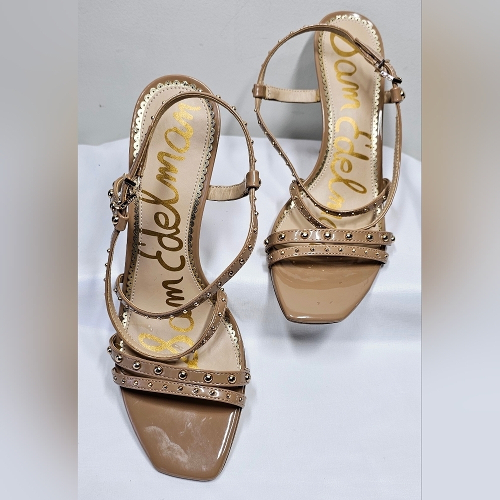 Size 9.5M Sam Edelman Nude Lennox Heels